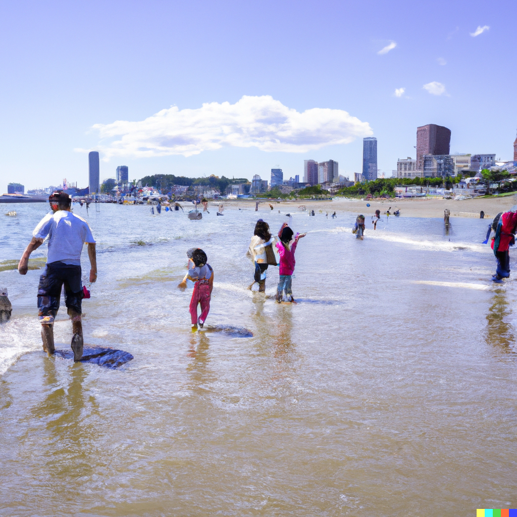 People-of-all-ages_clothing-enjoying-beach-image