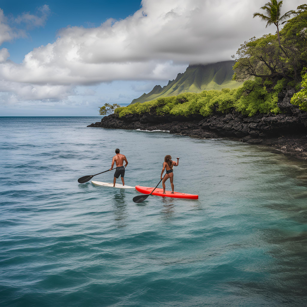 on-paddling-a-canoe-off-thr-shore-of-Maui-with-a-stand-up-paddle-bo.png<br />
24 June 2024